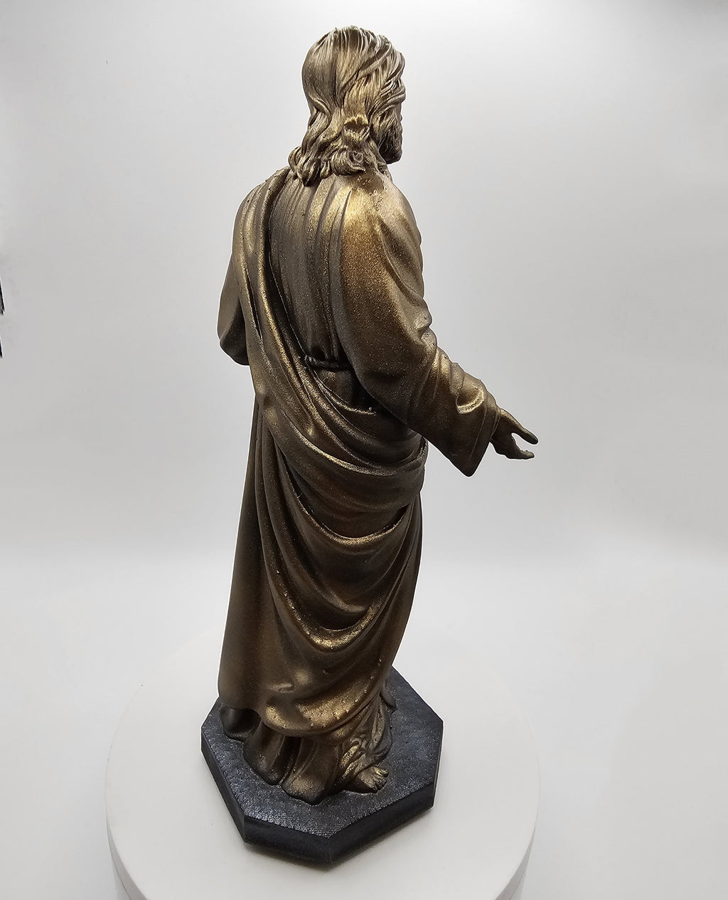 Christian Faith Statue, Jesus Christ Figurine, Hand-Painted | Various Sizes & Finishes