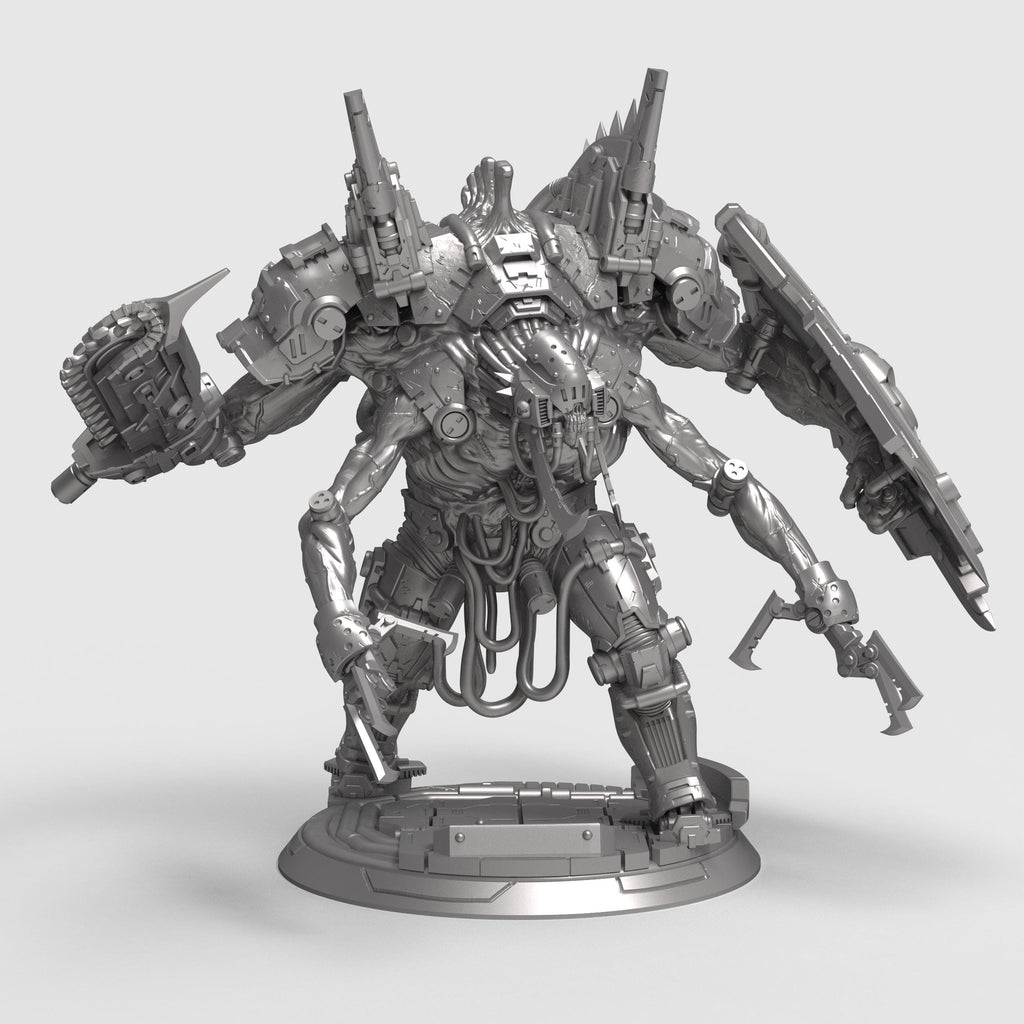Goliath Dreadnought sci-fi miniature armored mech monster futuristic warrior 3D print resin figure tabletop wargame collectible