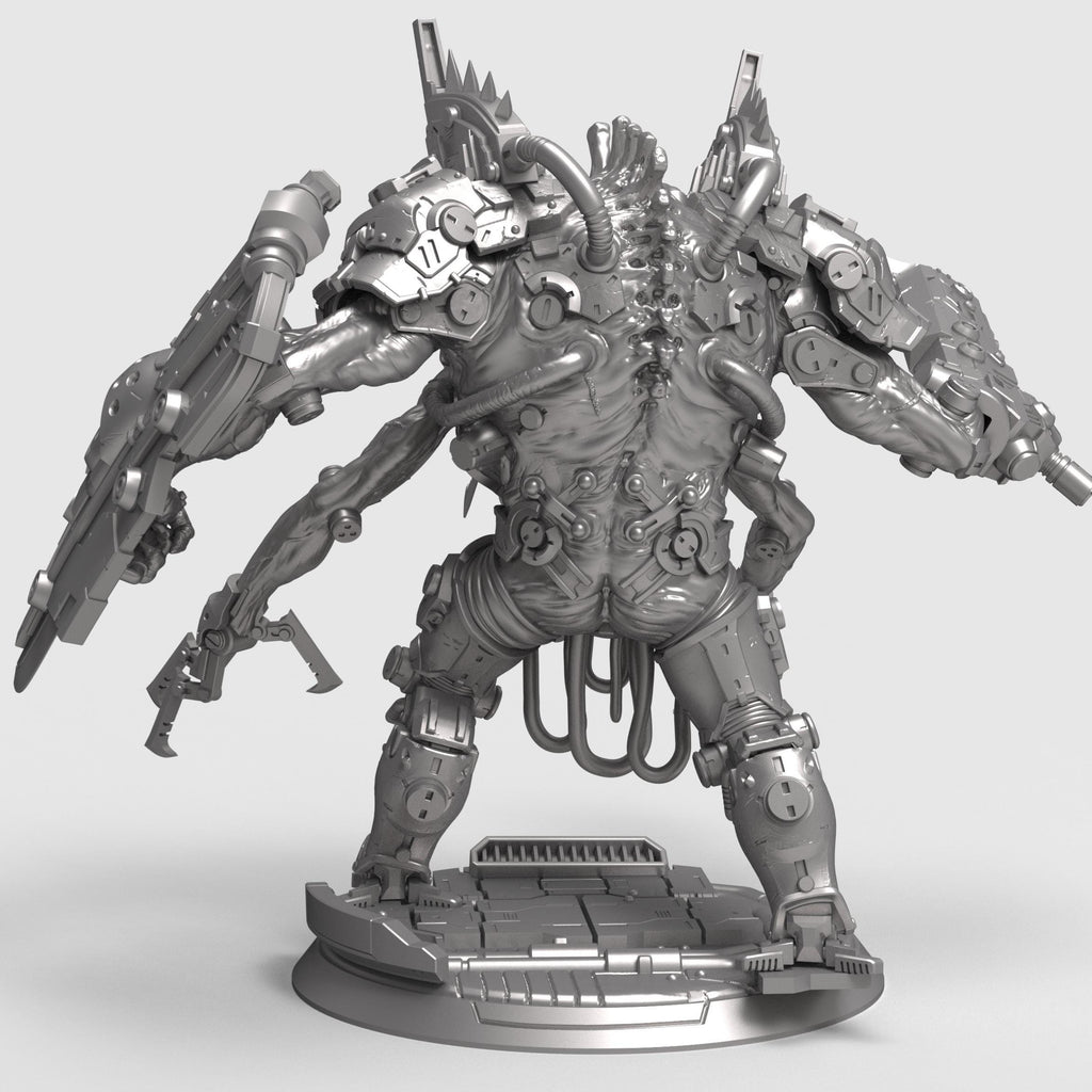 Goliath Dreadnought sci-fi miniature armored mech monster futuristic warrior 3D print resin figure tabletop wargame collectible
