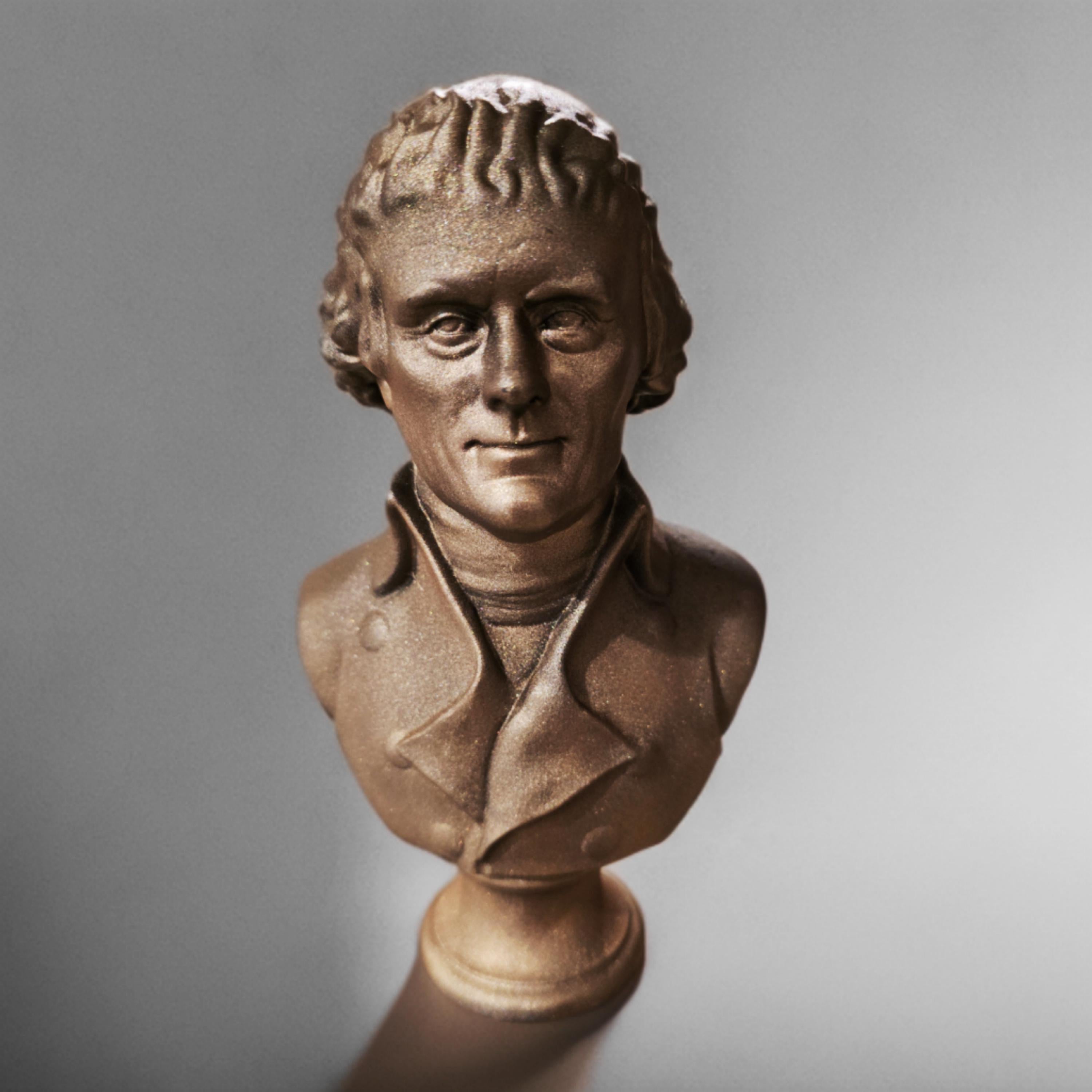 Thomas Jefferson Statuette: Founding Father Sculpture | Various Sizes & Finishes