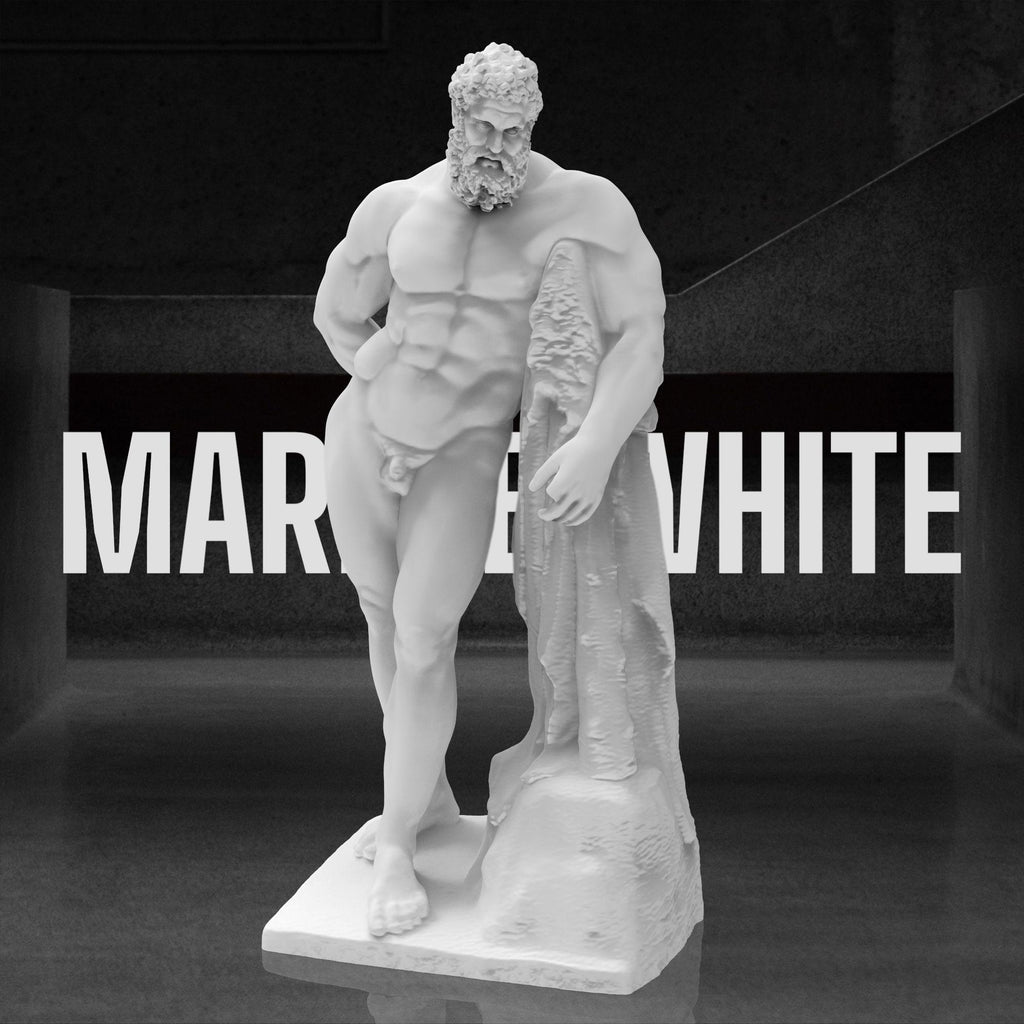 Behold the legendary strength of Farnese Hercules. This finely crafted sculpture captures the might and grace of the heroic demigod in a timeless pose. A stunning tribute to classical art, perfect for collectors, mythology lovers, or as a striking decor piece.