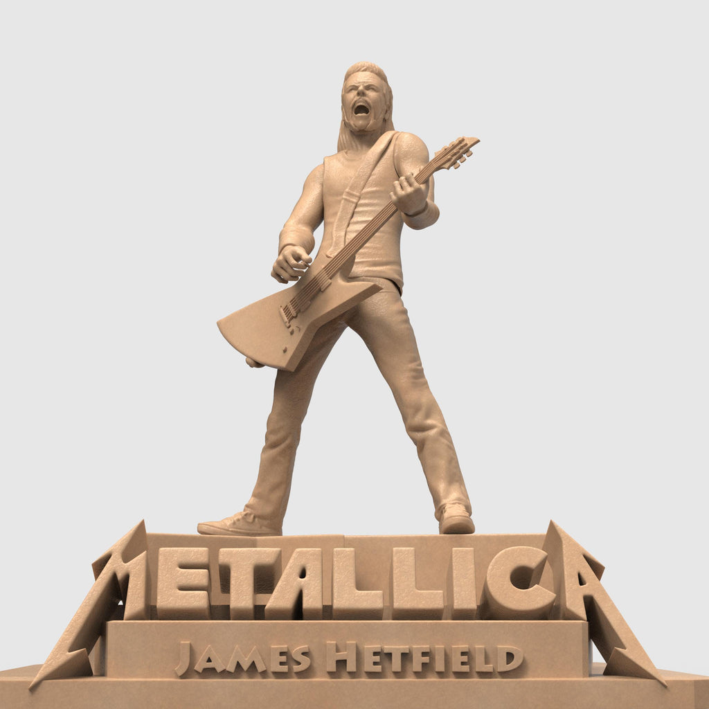 Feel the roar of metal with this powerful James Hetfield sculpture. Capturing his signature stance and iconic guitar, it’s a must-have tribute for any Metallica fan. Perfect for birthdays, Father’s Day, or collectors of legendary rock memorabilia.