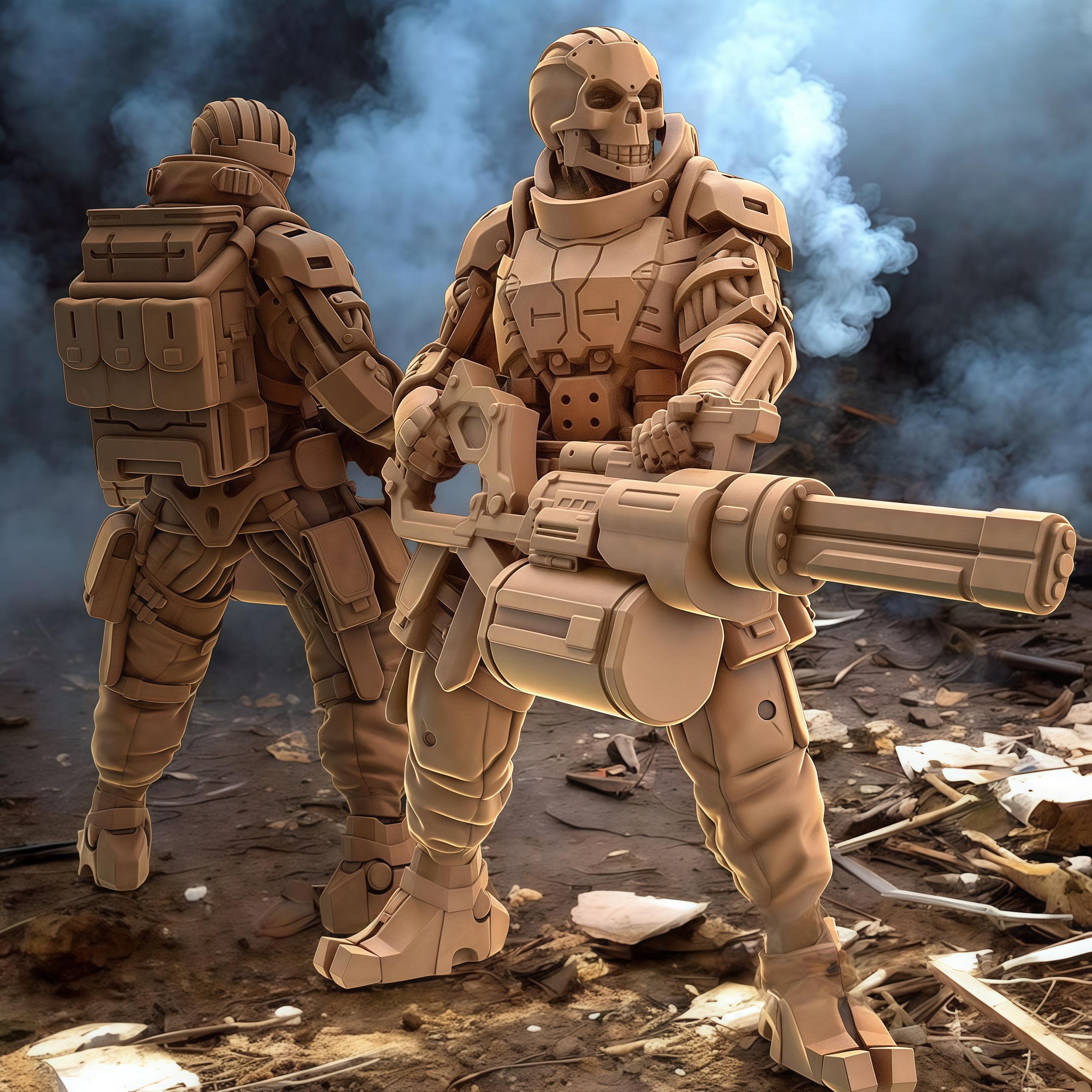 From Strike Team Omega, these high-detail soldiers are built for battle. Bonesaw comes in four action-packed poses—perfect for sci-fi and tabletop fans.