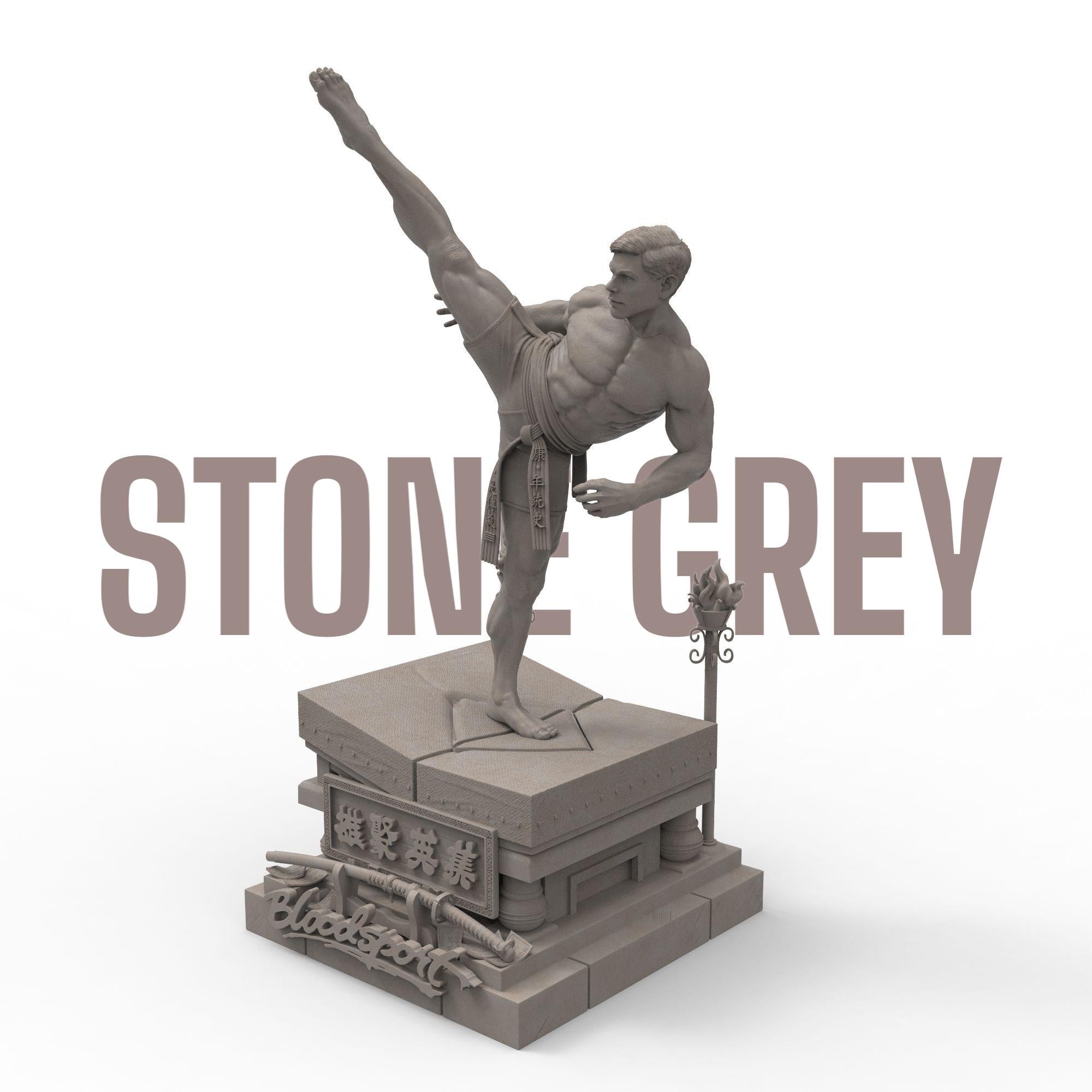 Channel the spirit of martial arts with The Kick Boxer sculpture—an epic tribute to strength, agility, and cinematic legacy. Capturing a dynamic high-kick pose atop the iconic Bloodsport sign, this piece is perfect for fight fans, collectors, and retro movie lovers.