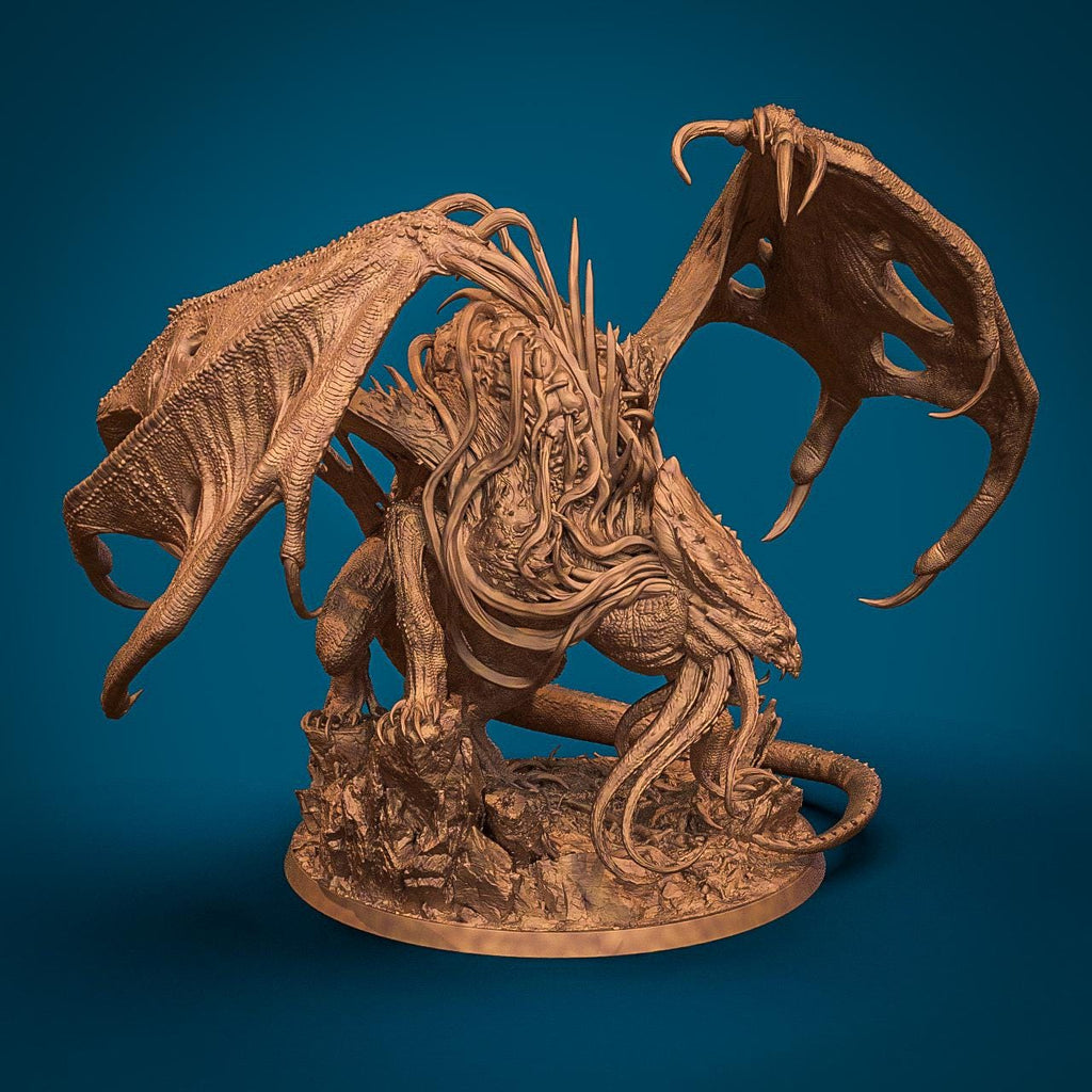 Tabletop Minis | Elder Brain Dragon | Rescale Miniatures