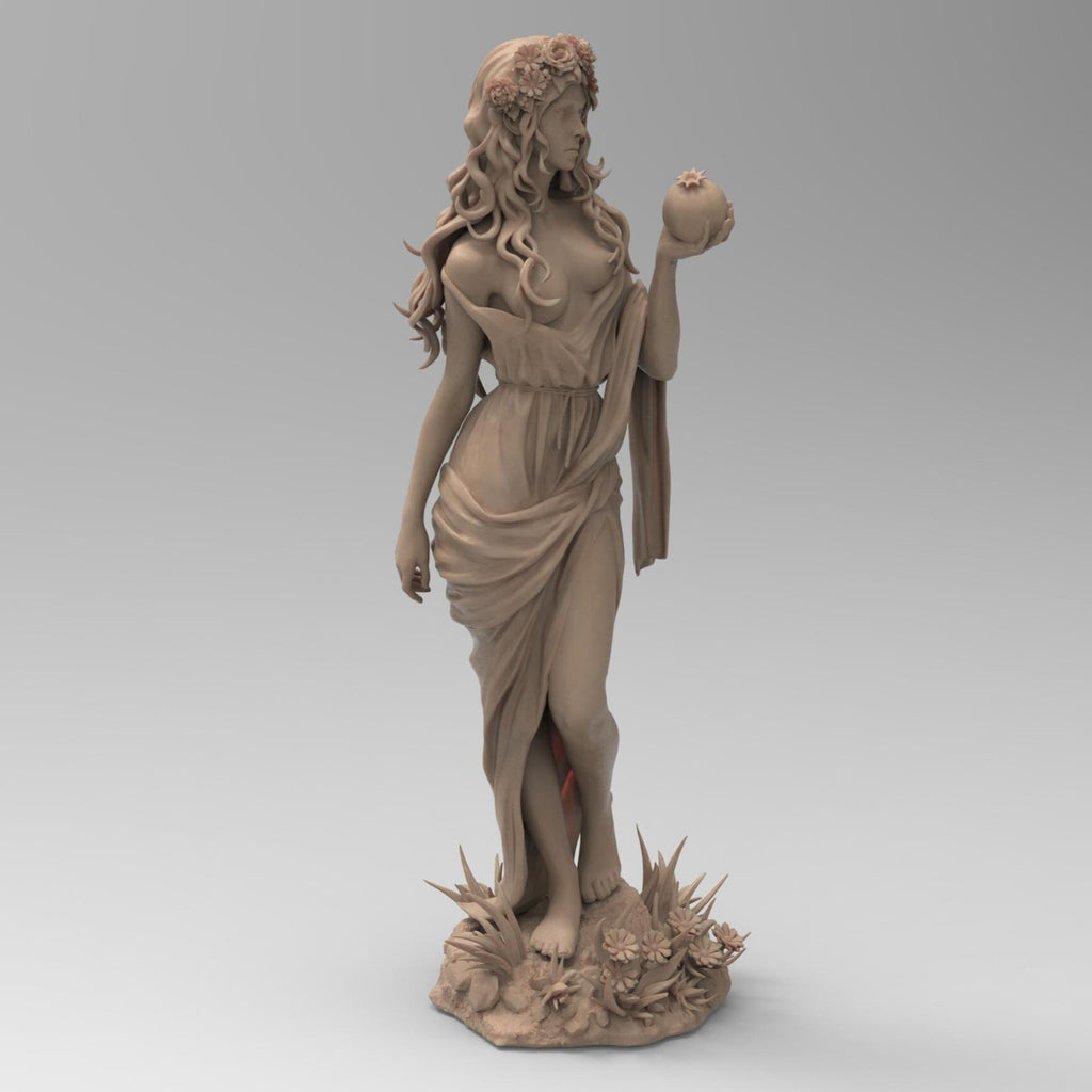 Antique wood-colored statue of a cowboy on horseback, holding a rope and equipped with a rifle and saddle gear, standing on a rugged base with detailed textures.