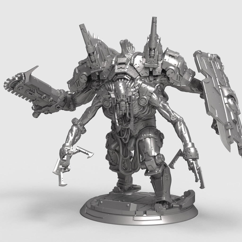 Goliath Dreadnought sci-fi miniature armored mech monster futuristic warrior 3D print resin figure tabletop wargame collectible