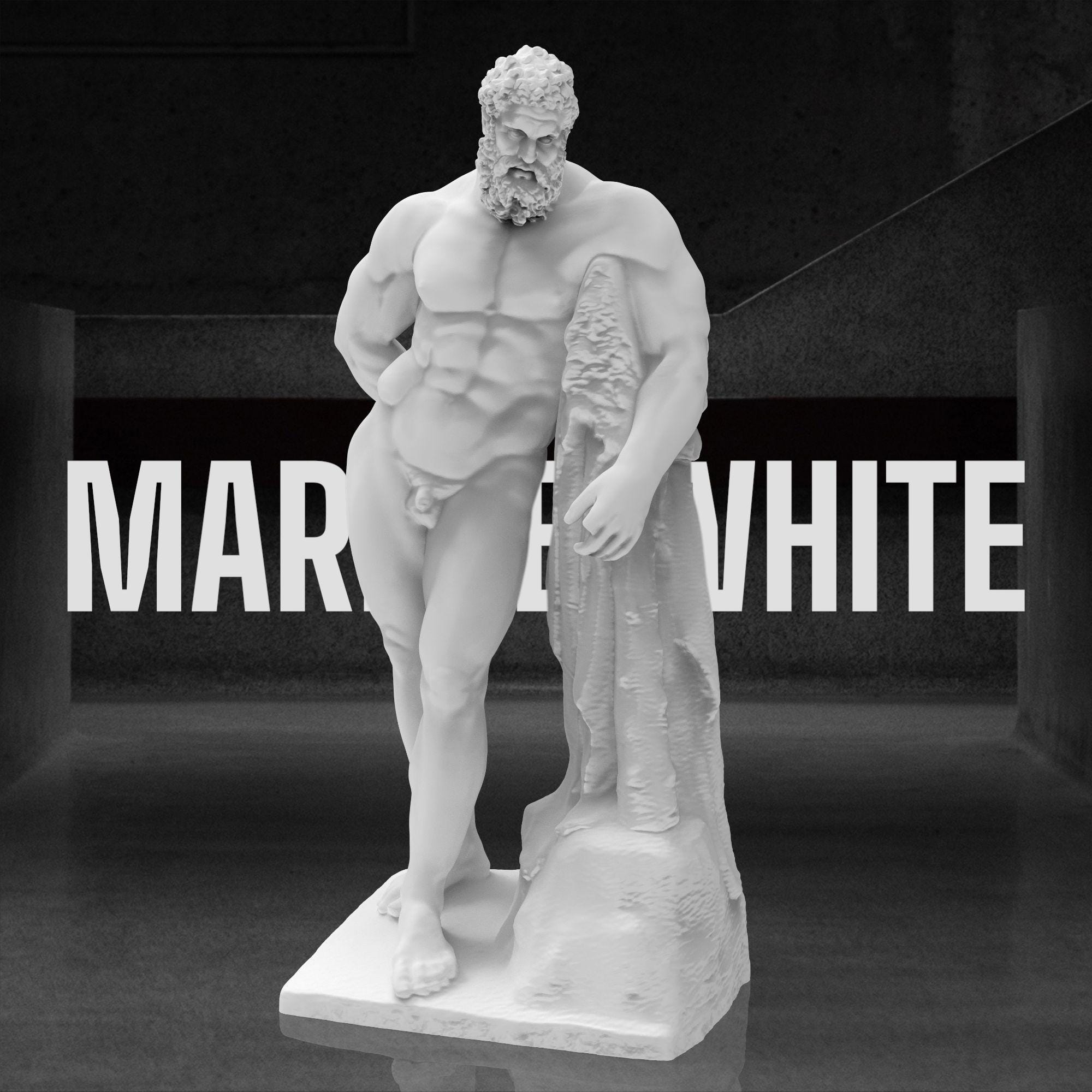 Behold the legendary strength of Farnese Hercules. This finely crafted sculpture captures the might and grace of the heroic demigod in a timeless pose. A stunning tribute to classical art, perfect for collectors, mythology lovers, or as a striking decor piece.