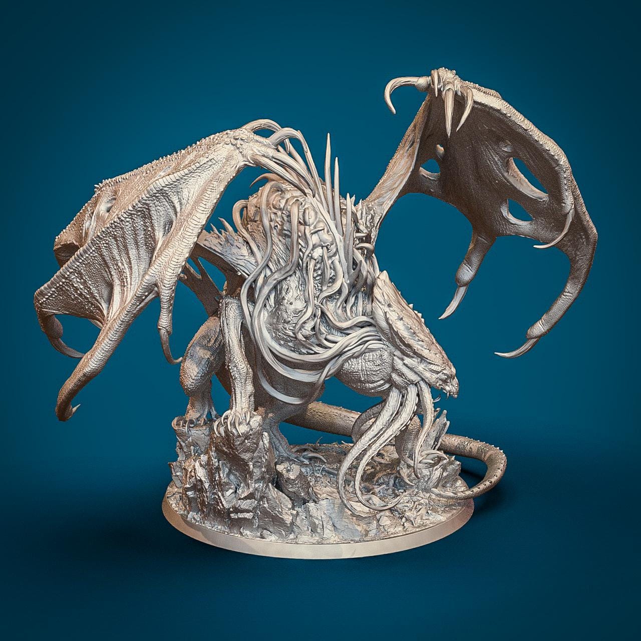Tabletop Minis | Elder Brain Dragon | Rescale Miniatures