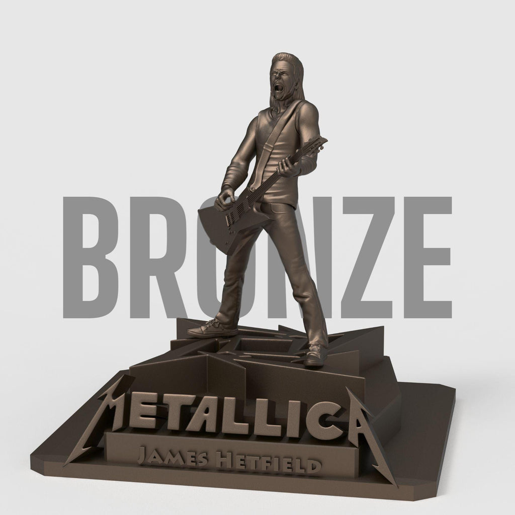 Feel the roar of metal with this powerful James Hetfield sculpture. Capturing his signature stance and iconic guitar, it’s a must-have tribute for any Metallica fan. Perfect for birthdays, Father’s Day, or collectors of legendary rock memorabilia.