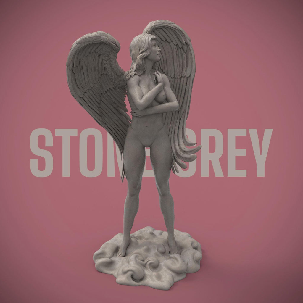 Emerging from the clouds, wings stretched in divine majesty, Nike embodies grace, strength, and triumph. Her serene gaze and poised stance capture the spirit of eternal victory. A celestial muse for dreamers, warriors, and those who never give up.