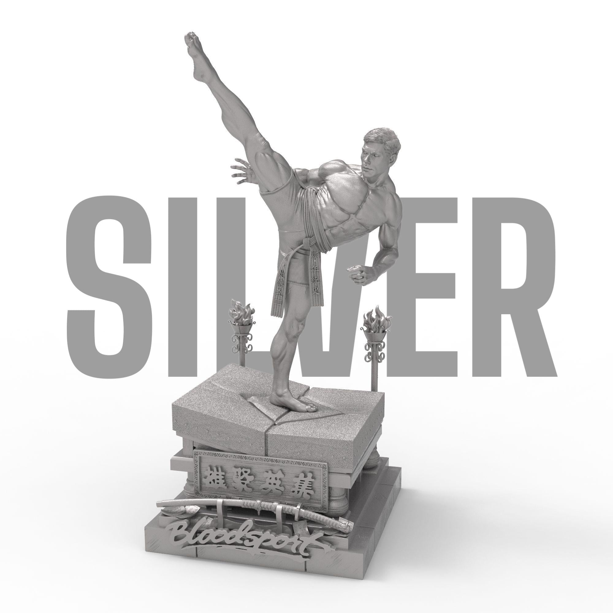 Channel the spirit of martial arts with The Kick Boxer sculpture—an epic tribute to strength, agility, and cinematic legacy. Capturing a dynamic high-kick pose atop the iconic Bloodsport sign, this piece is perfect for fight fans, collectors, and retro movie lovers.