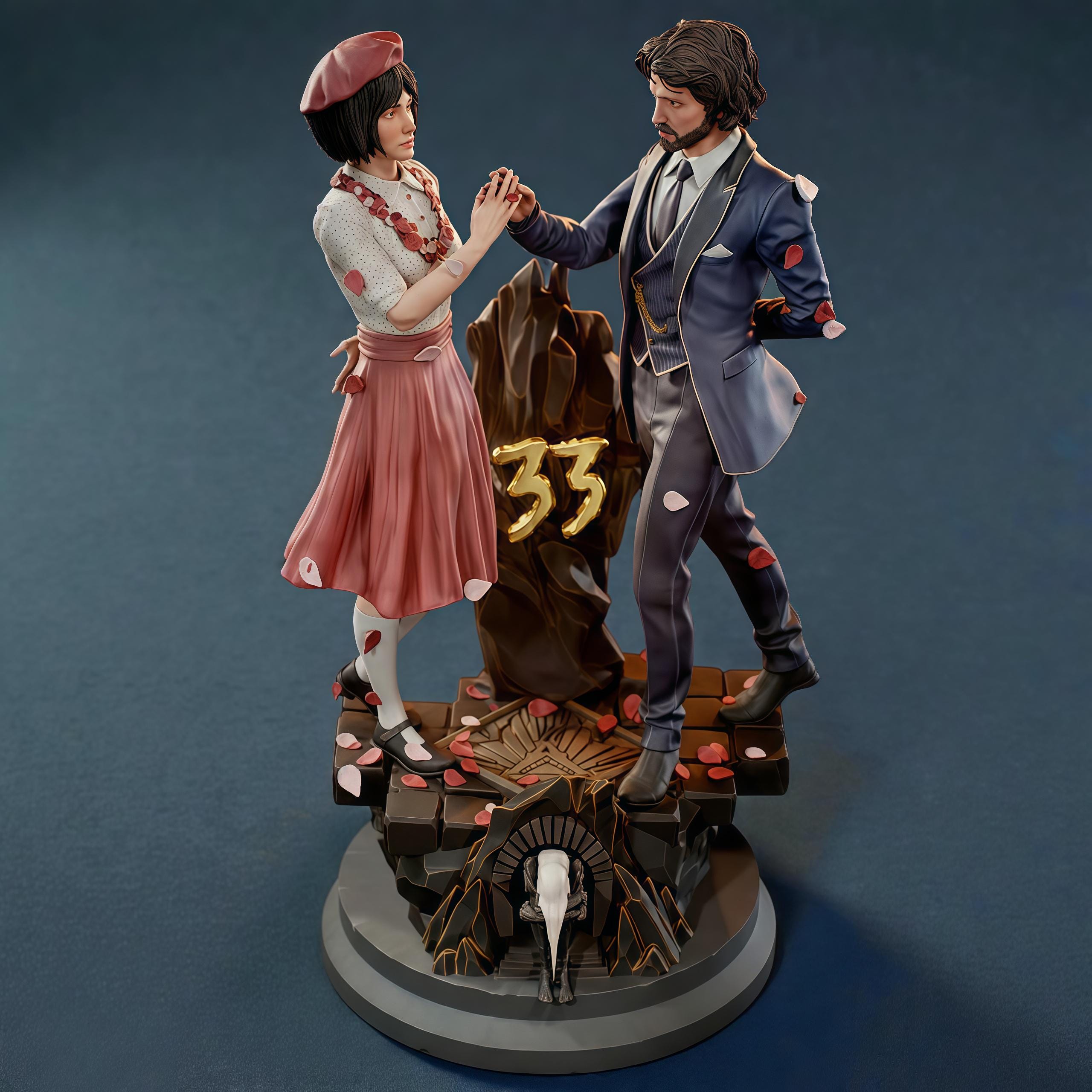 Journey 33, Gustave and Maelle | Various Sizes & Finishes