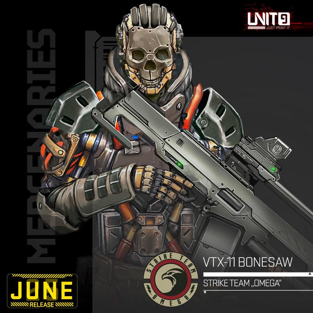 From Strike Team Omega, these high-detail soldiers are built for battle. Bonesaw comes in four action-packed poses—perfect for sci-fi and tabletop fans.