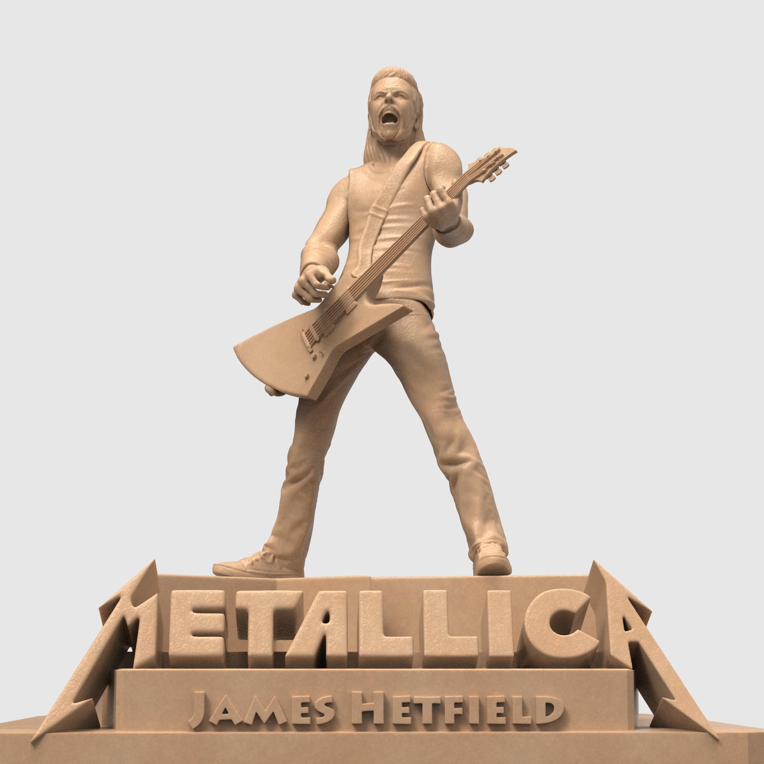 Feel the roar of metal with this powerful James Hetfield sculpture. Capturing his signature stance and iconic guitar, it’s a must-have tribute for any Metallica fan. Perfect for birthdays, Father’s Day, or collectors of legendary rock memorabilia.