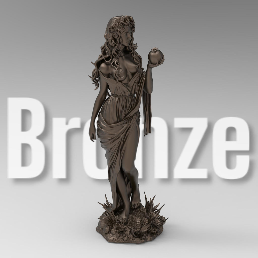 Bronze-colored statue of a cowboy on horseback, holding a rope and equipped with a rifle and saddle gear, standing on a rugged base with detailed textures.