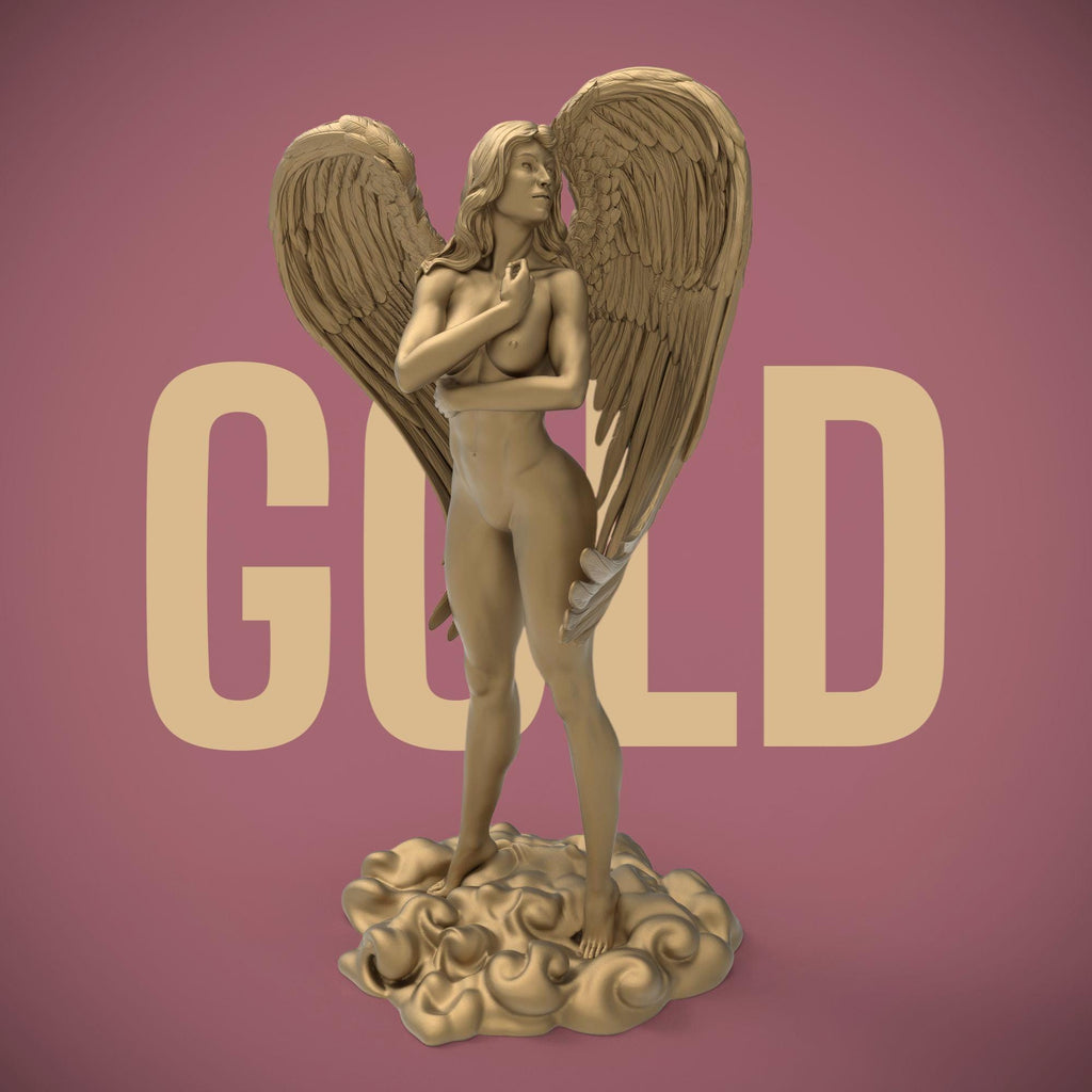 Emerging from the clouds, wings stretched in divine majesty, Nike embodies grace, strength, and triumph. Her serene gaze and poised stance capture the spirit of eternal victory. A celestial muse for dreamers, warriors, and those who never give up.