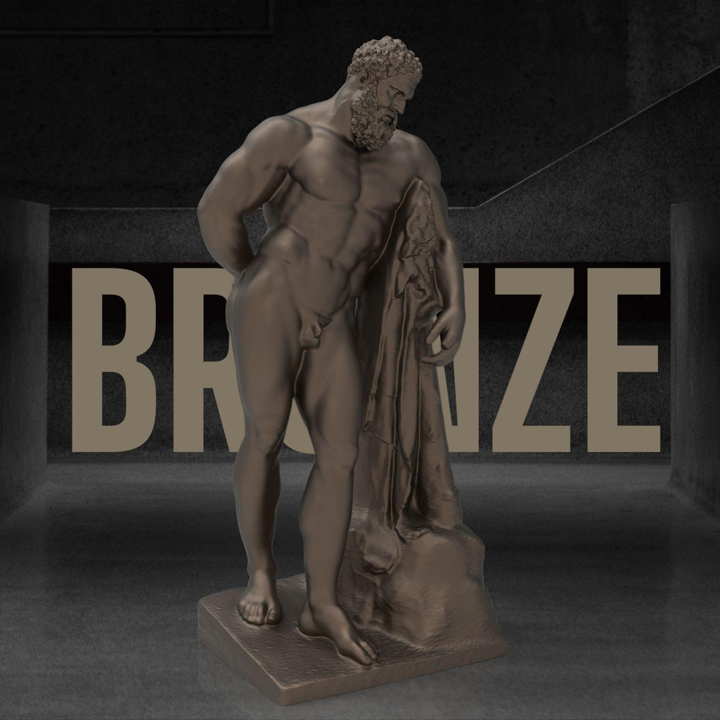 Behold the legendary strength of Farnese Hercules. This finely crafted sculpture captures the might and grace of the heroic demigod in a timeless pose. A stunning tribute to classical art, perfect for collectors, mythology lovers, or as a striking decor piece.