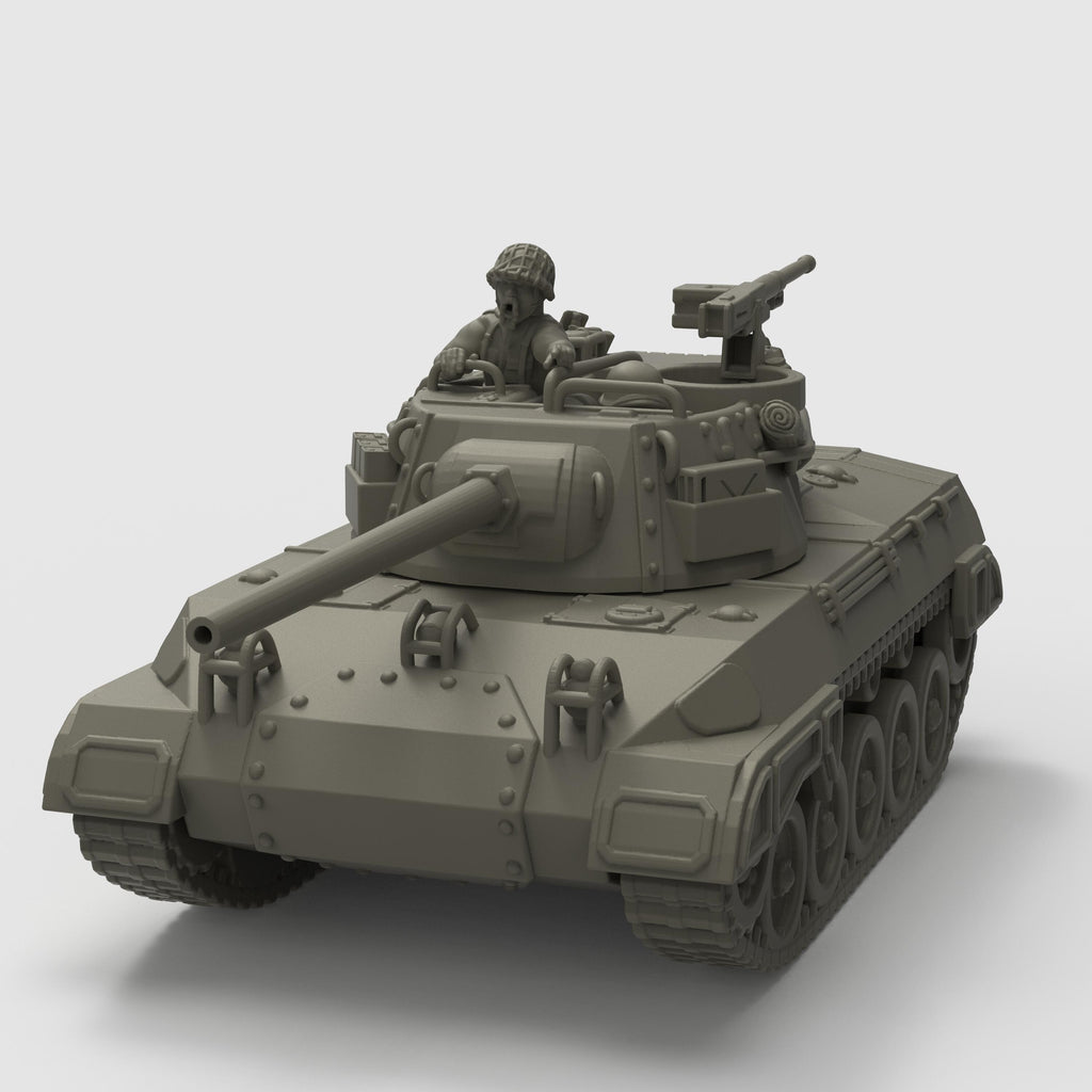 Recreate WWII battles with this detailed M18 Hellcat tank. Ideal for dioramas, tabletop war games, and military miniature collectors.