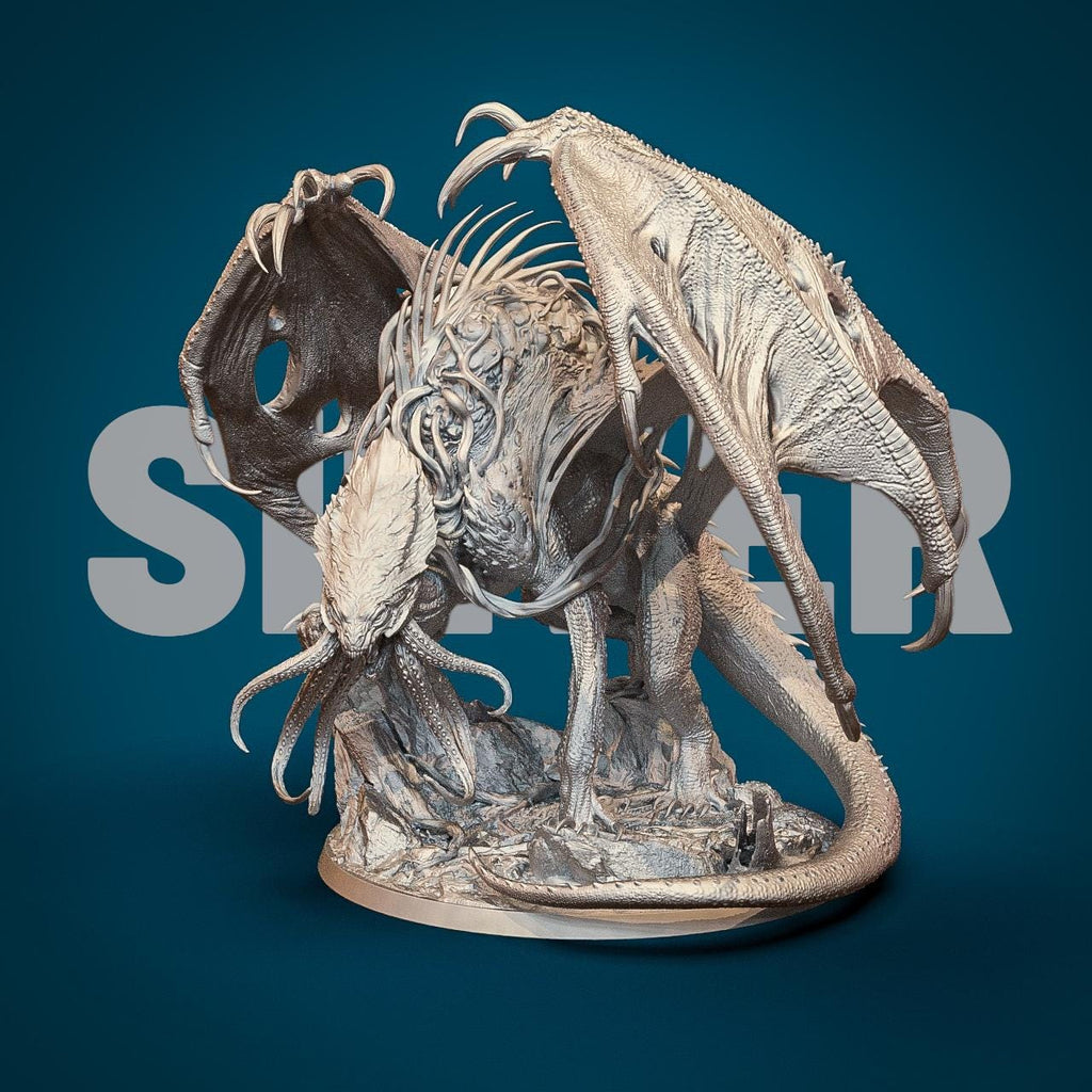 Tabletop Minis | Elder Brain Dragon | Rescale Miniatures