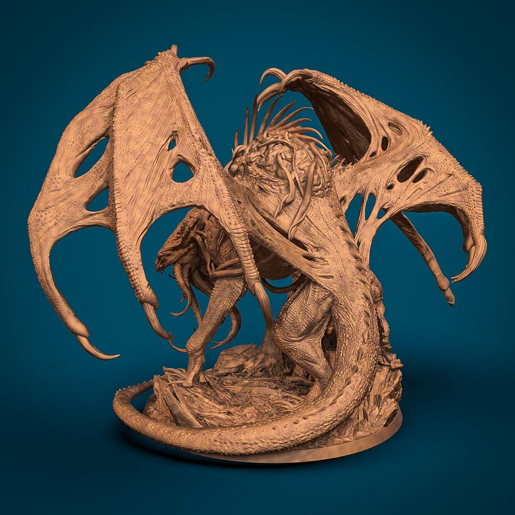 Tabletop Minis | Elder Brain Dragon | Rescale Miniatures