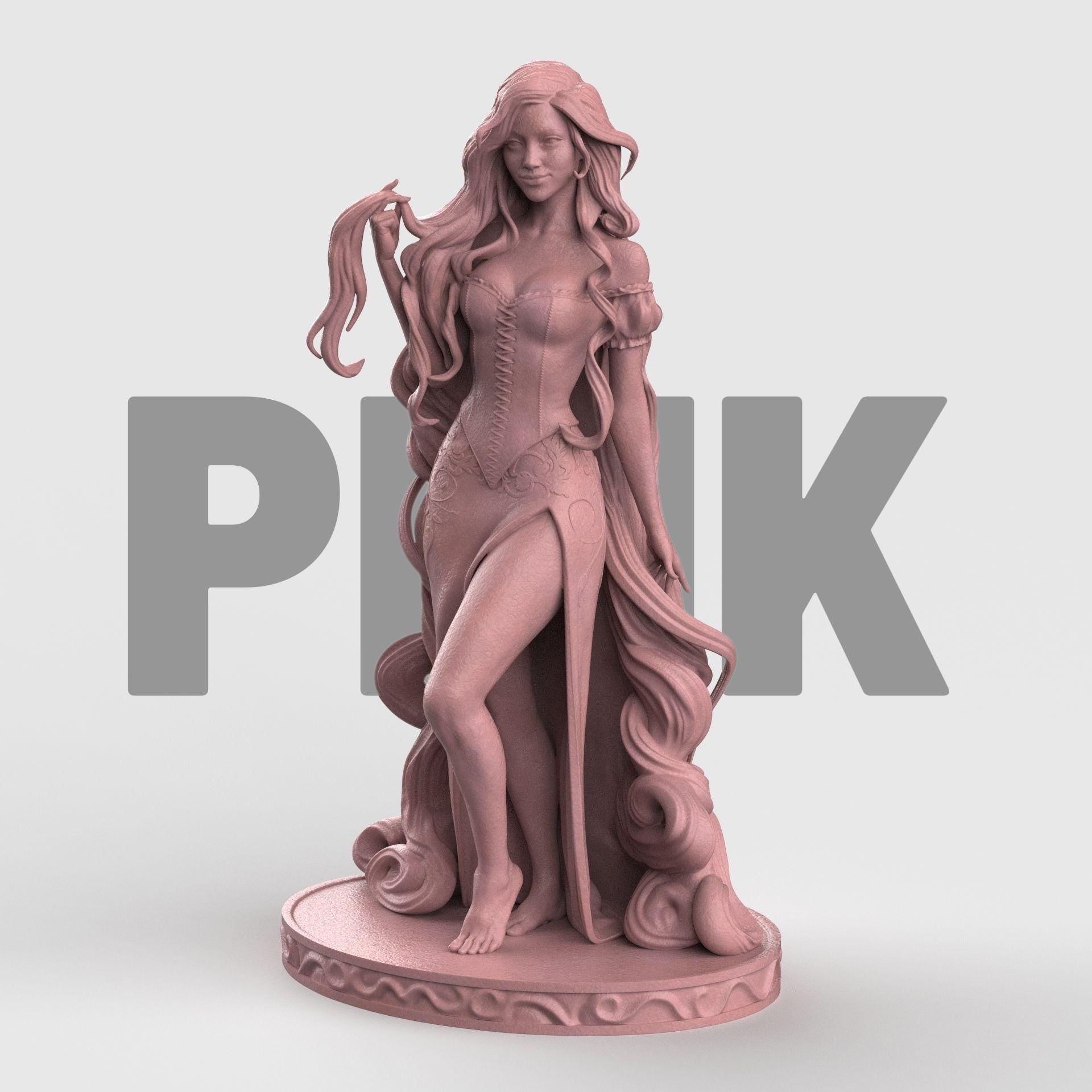 Rapunzel Statuette | Various Sizes & Finishes