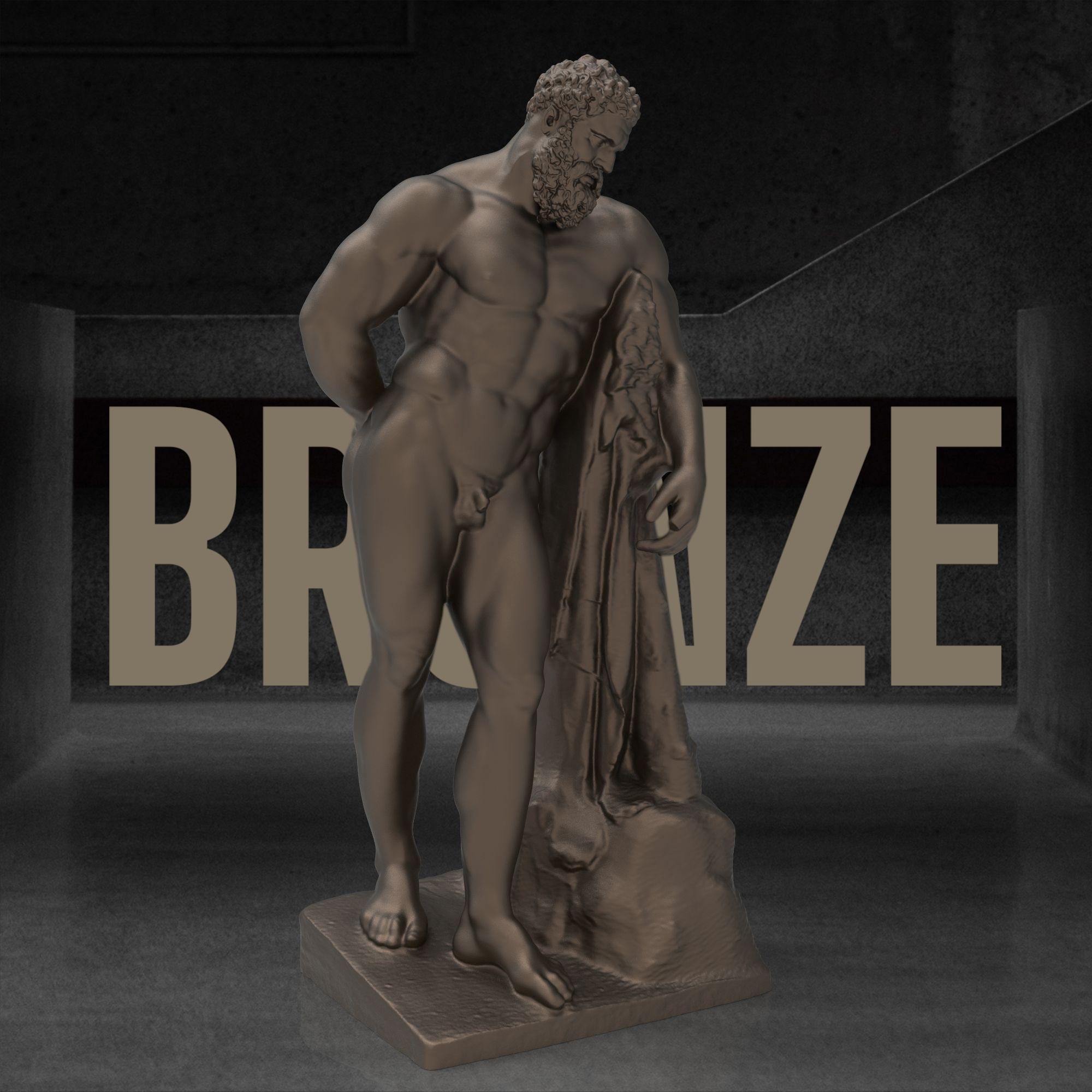 Behold the legendary strength of Farnese Hercules. This finely crafted sculpture captures the might and grace of the heroic demigod in a timeless pose. A stunning tribute to classical art, perfect for collectors, mythology lovers, or as a striking decor piece.