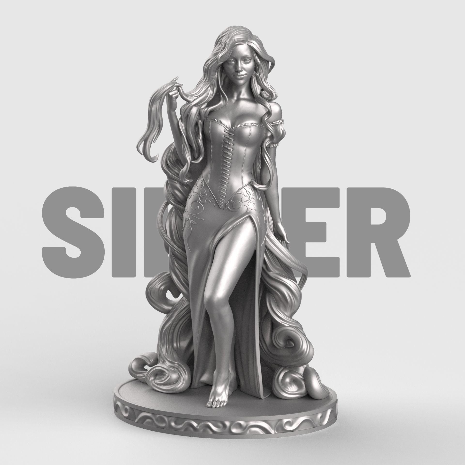 Rapunzel Statuette | Various Sizes & Finishes