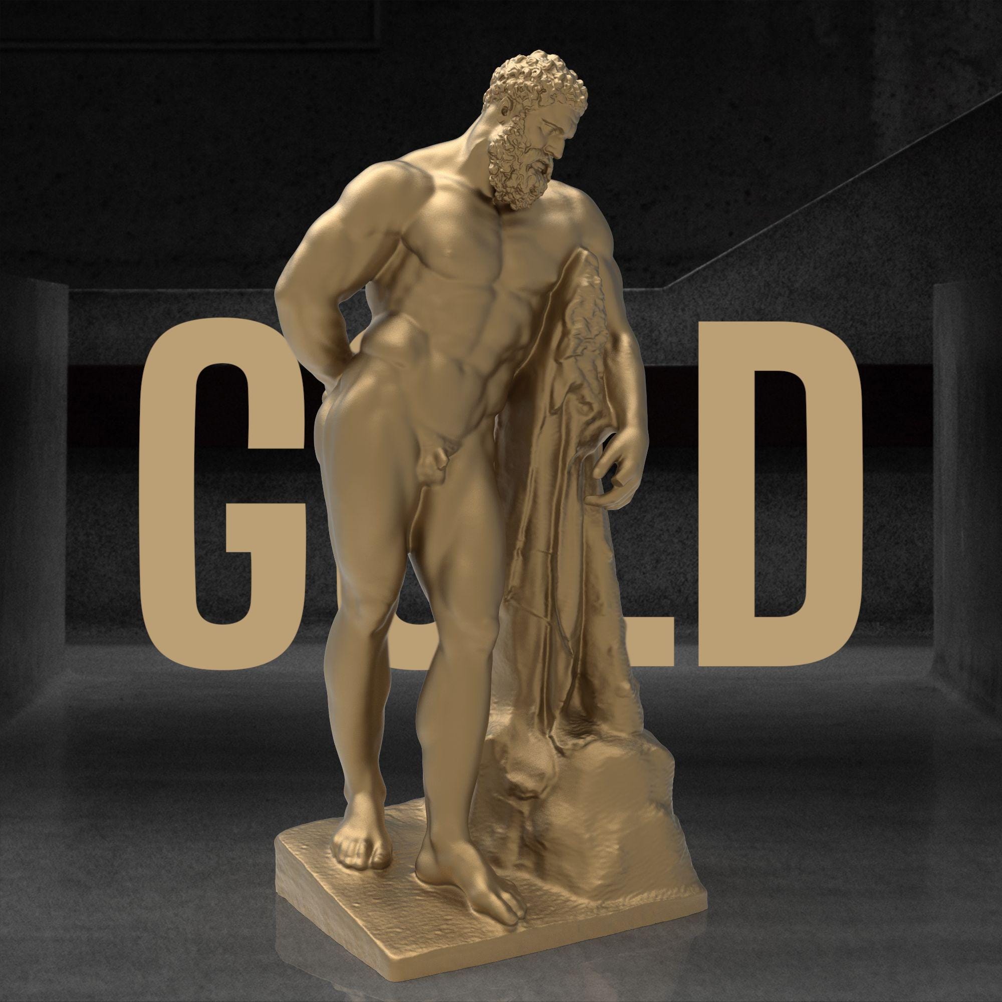 Behold the legendary strength of Farnese Hercules. This finely crafted sculpture captures the might and grace of the heroic demigod in a timeless pose. A stunning tribute to classical art, perfect for collectors, mythology lovers, or as a striking decor piece.