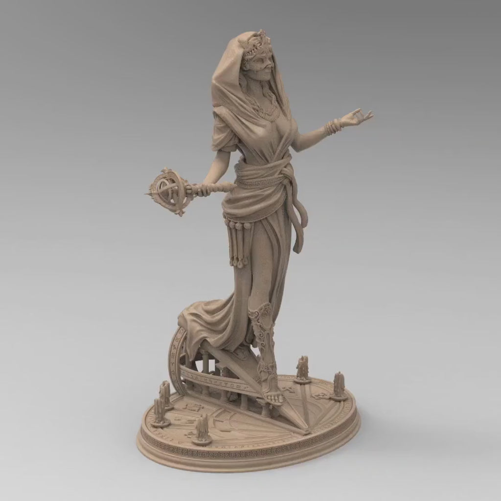 Lakhesis The Moirai Statuette | Various Styles