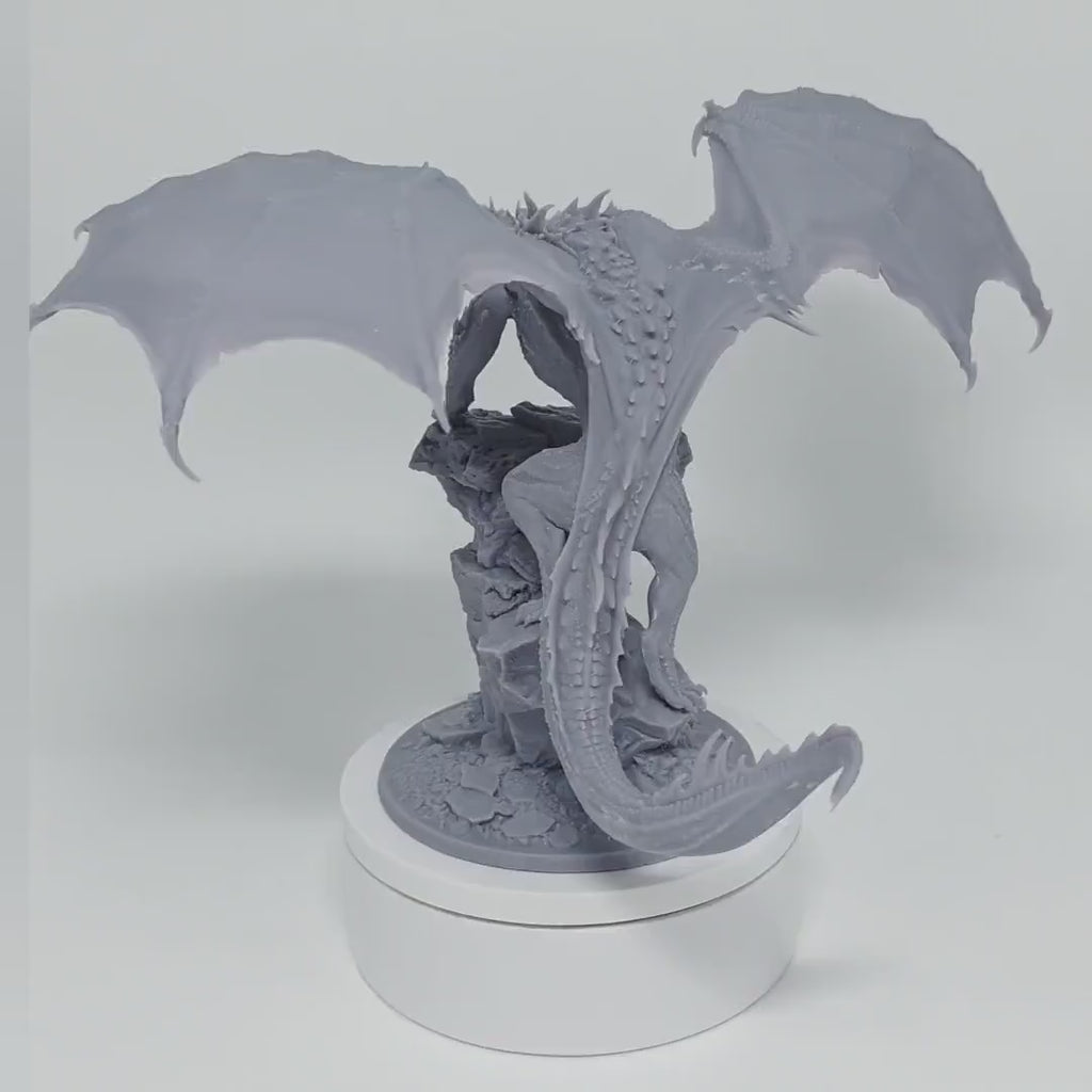 Tabletop Minis | Chromatic Red Dragon | Rescale Miniatures
