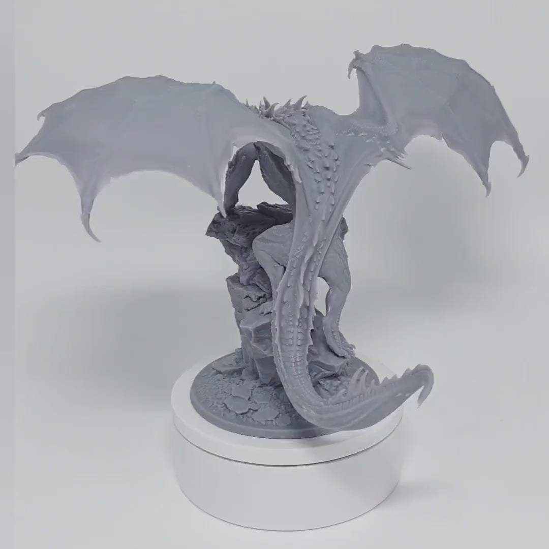 Tabletop Minis | Chromatic Red Dragon | Rescale Miniatures