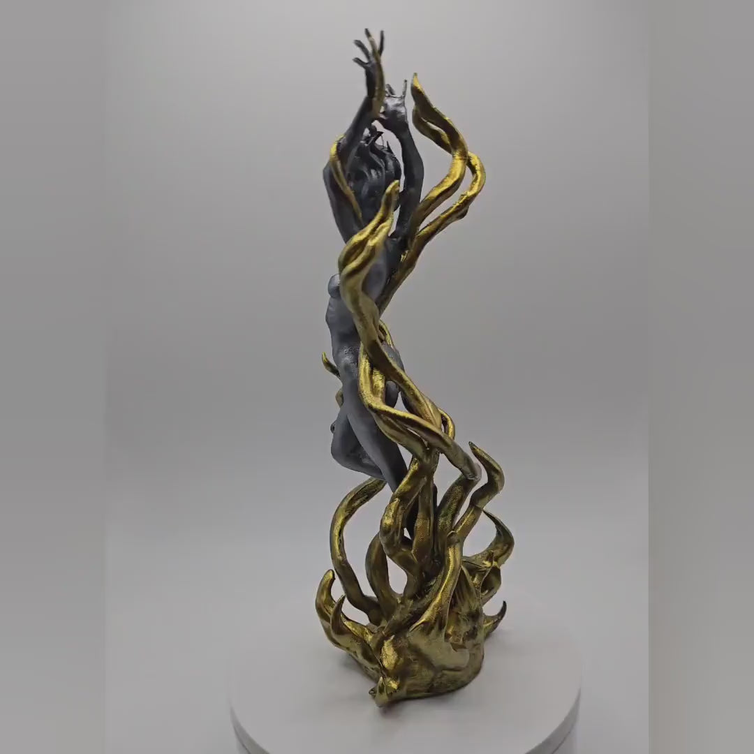 Flame Goddess Statuette | Various Sizes & Color