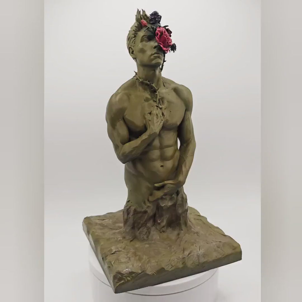 Blooming Solitude Figurine - Inner Growth and Healing Sculpture | Various Sizes