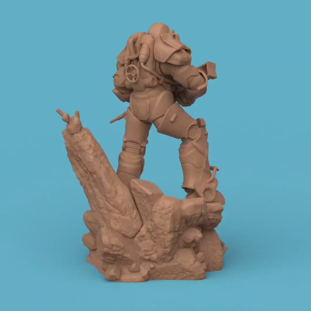 T-60 Power Armor Figurine | Various Sizes & Finishes