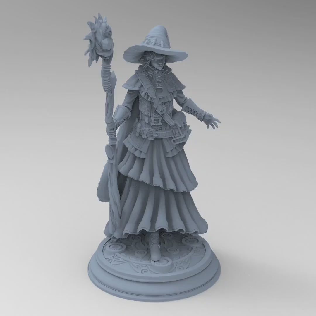 Alia of Ardris Miniature: Detailed Fantasy Spellcaster for Tabletop