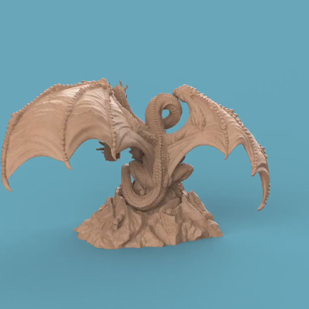 Tridracarys Sovereign Dragon Statuette