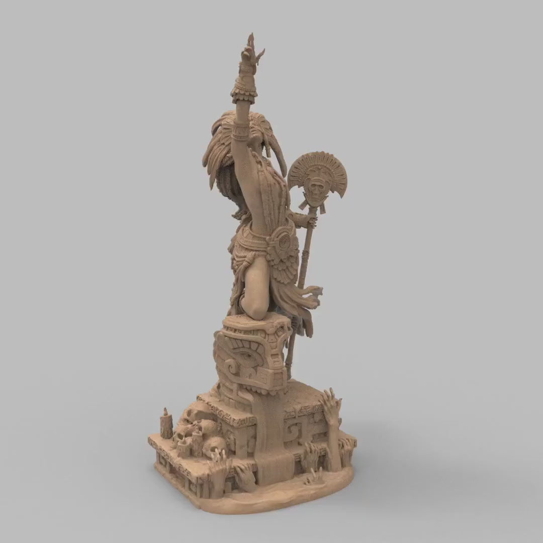 Necalin The Priestess of Death Statue | Various Styles