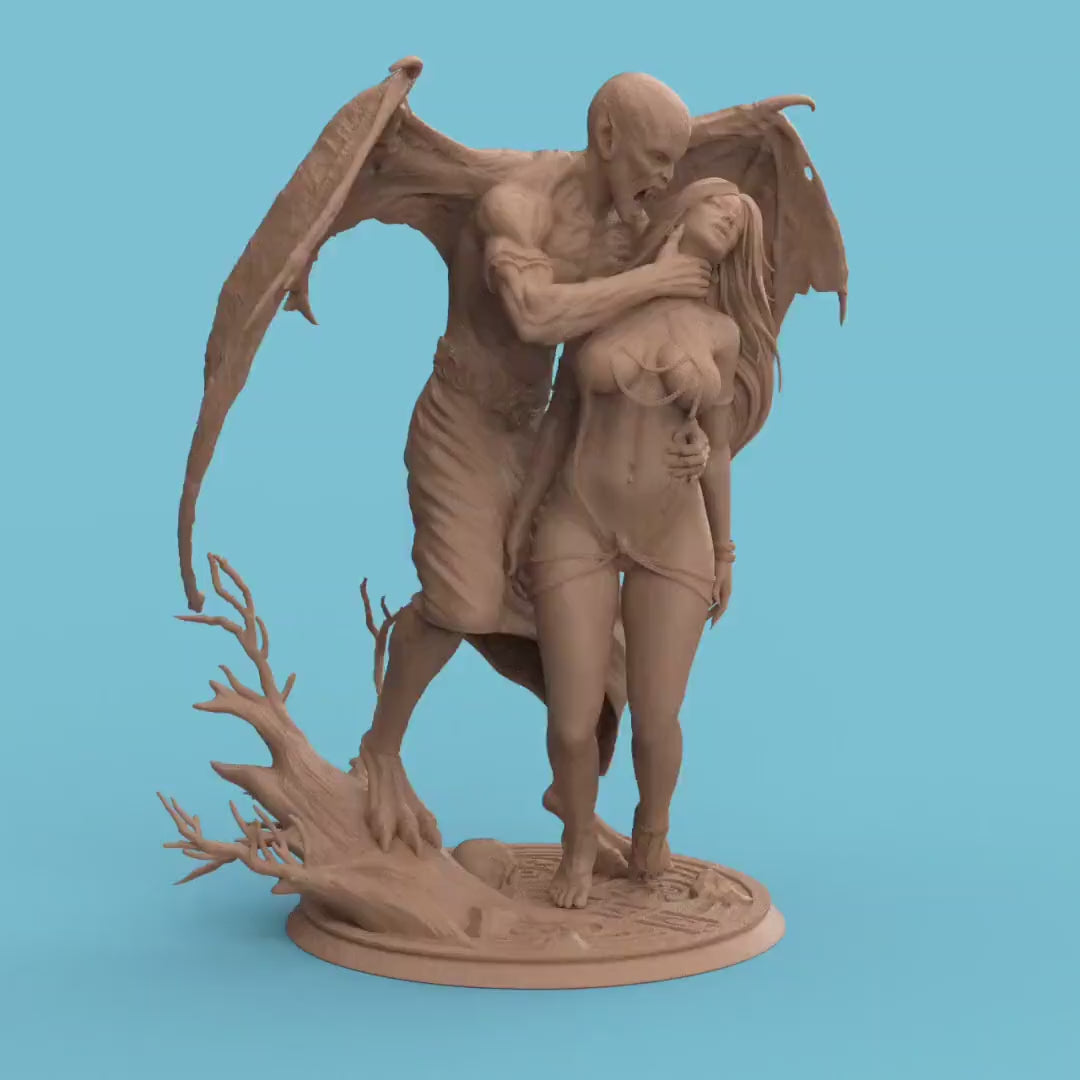 Dracula's Desire, Vampire Figurine | Multiple Sizes & Finishes