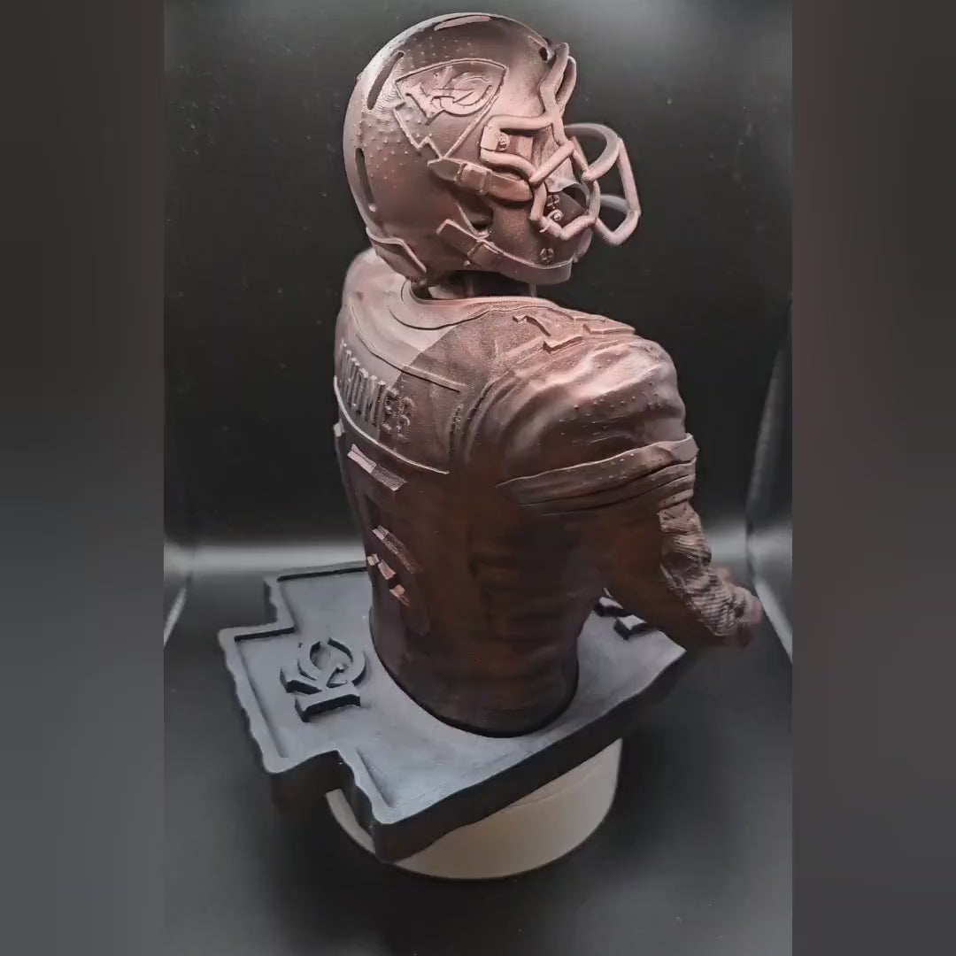 Patrick Mahomes Statuette | Various Sizes & Colors