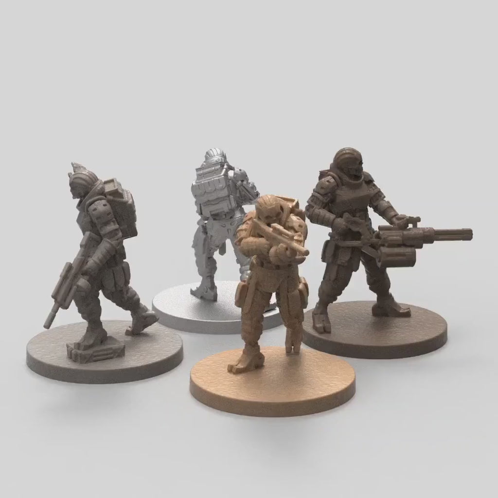 Tabletop Minis | VTX-11 BoneSaw Pack | 4 Models | Unit9