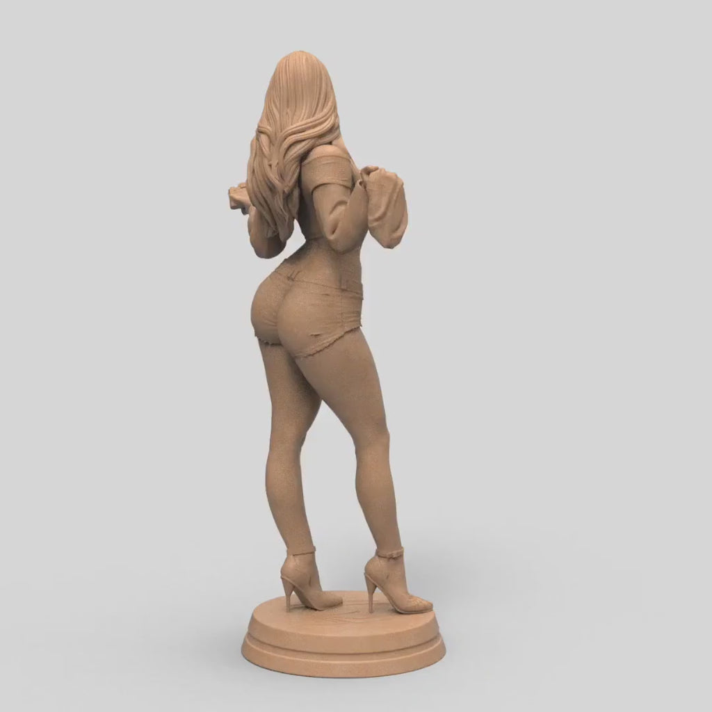 Mary Jane Statue: Fashionable Pin-Up Art | Various Sizes & Finishes