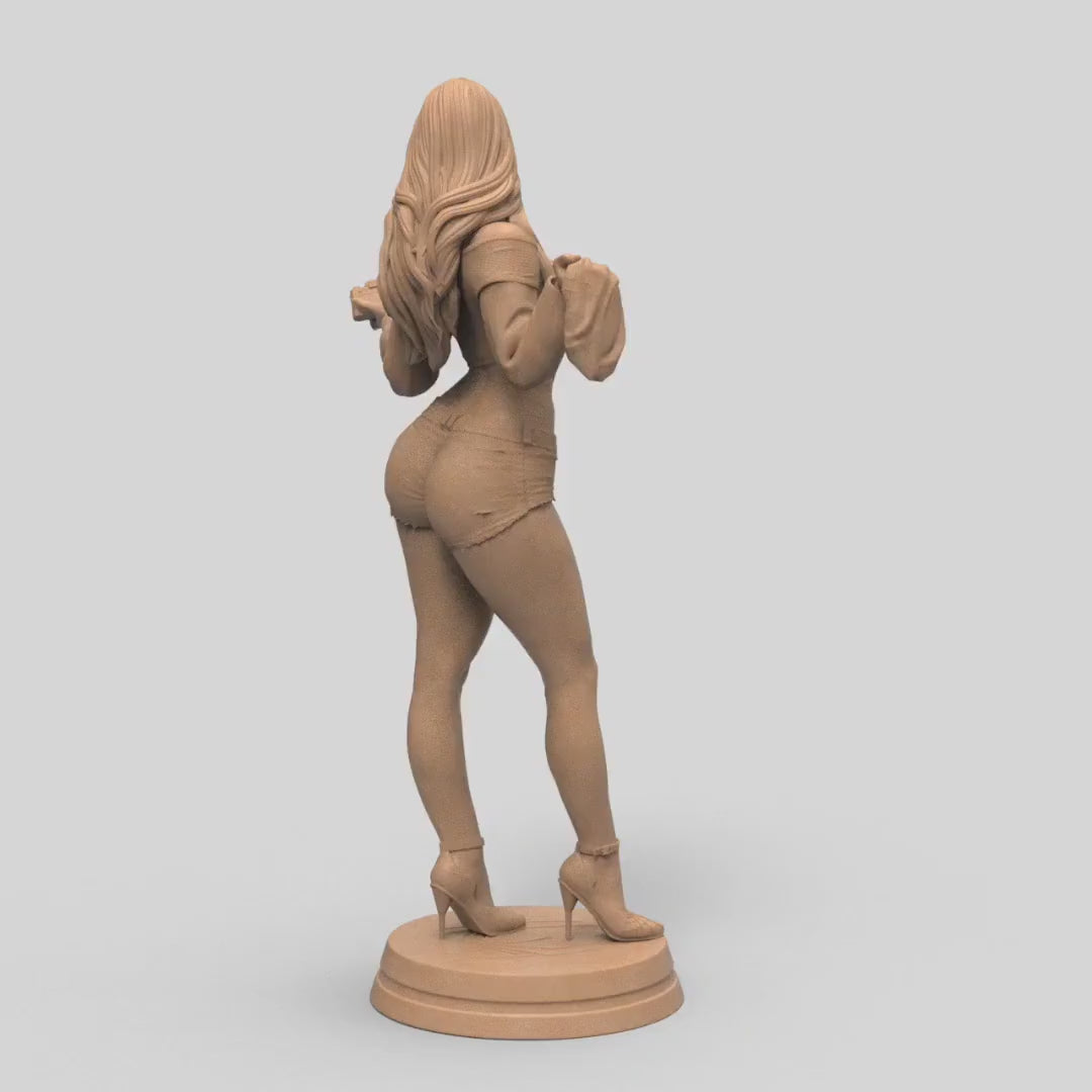 Mary Jane Statue: Fashionable Pin-Up Art | Various Sizes & Finishes