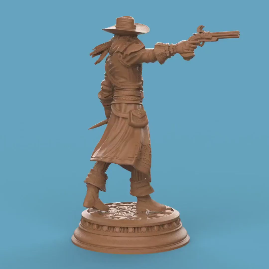 Tabletop Minis | Vampire Hunter Gunslinger | DM Stash