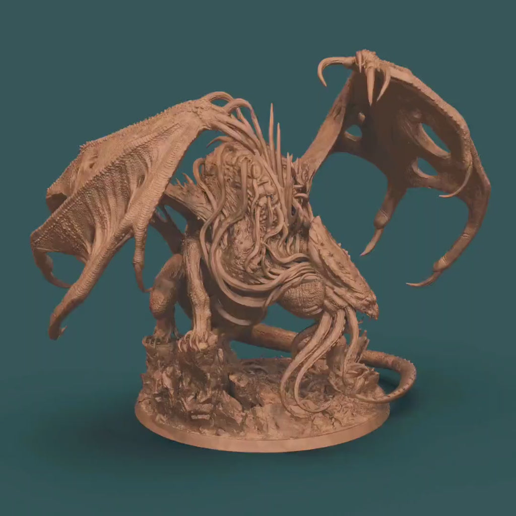 Tabletop Minis | Elder Brain Dragon | Rescale Miniatures