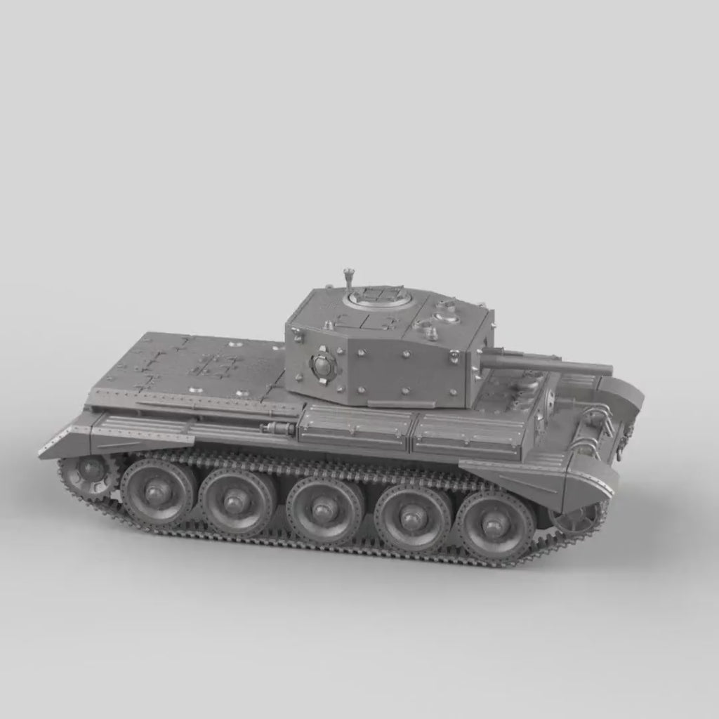 Tabletop Minis | British Cruiser Mk IV Tank | Wargame3D