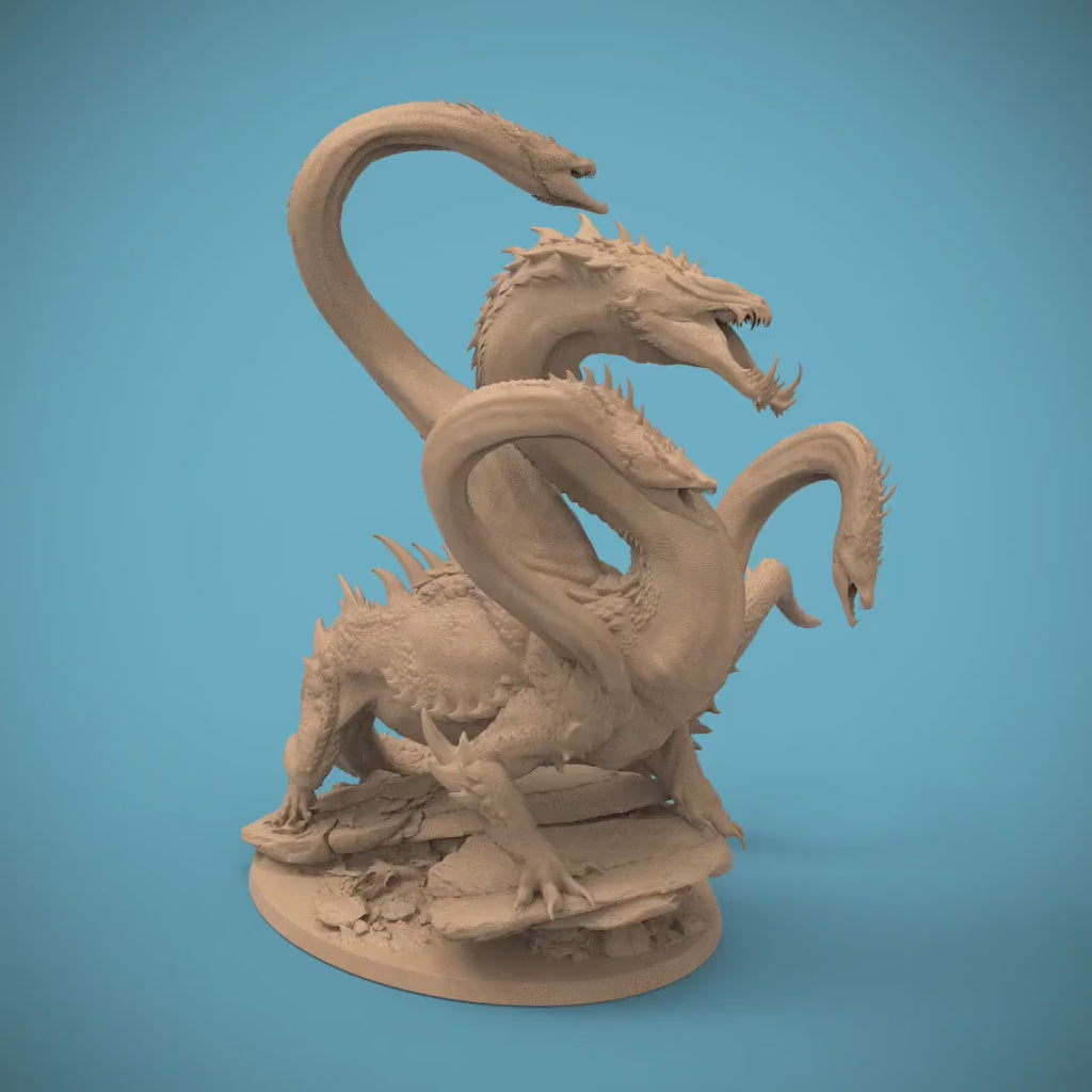 Tabletop Minis | NoxHydra Dragon | Rescale Miniatures
