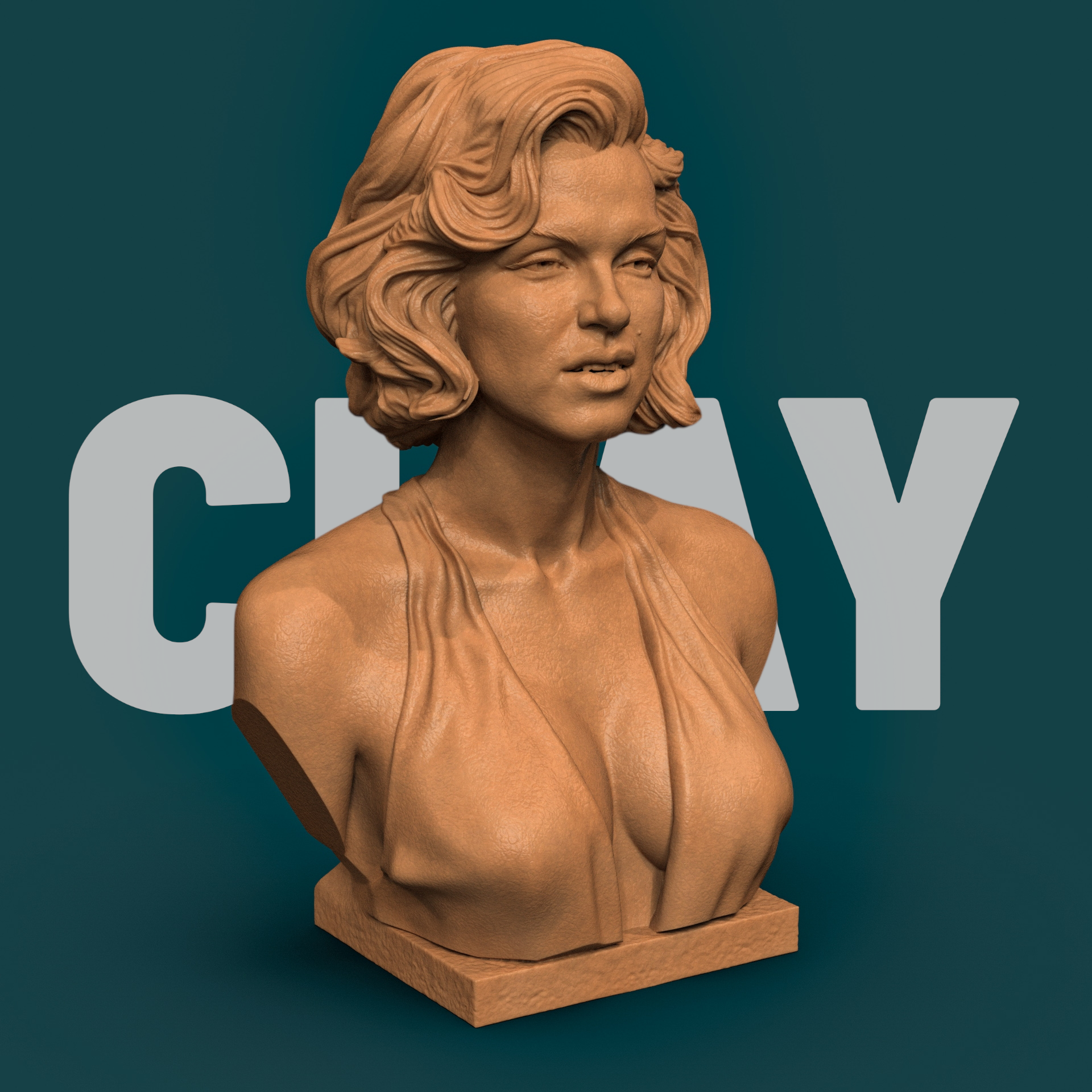 Marilyn Monroe Bust Figurine - Vintage Hollywood Glamour Decor | Various Sizes & Finishes